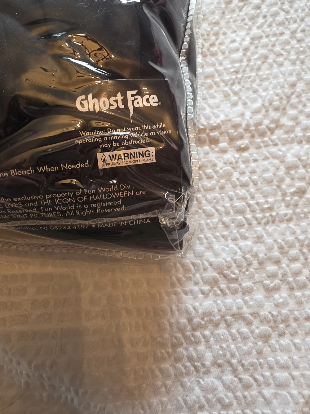 Spirit Bling Ghost Face Adult Costume - Black - Picture 8 of 8
